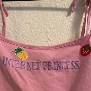 Sugar Thrillz Dolls Kill crop top Internet Princess